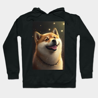 Happy Shiba Inu Dog Hoodie